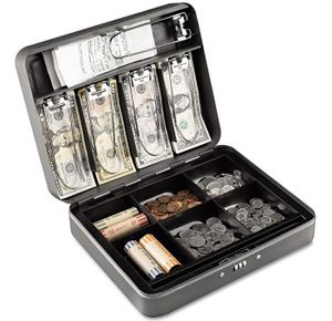 SteelMaster Cash Box with Combination Lock
