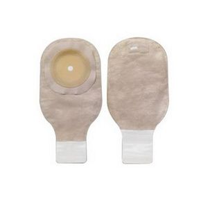 Hollister Premier One-Piece Flat Cut-to-fit Beige Drainable Pouch With FlexWear Skin Barrier
