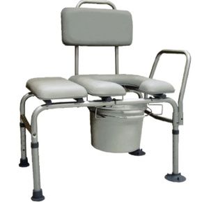 Sammons Preston Drive Combination Padded Transfer Bench/Commode