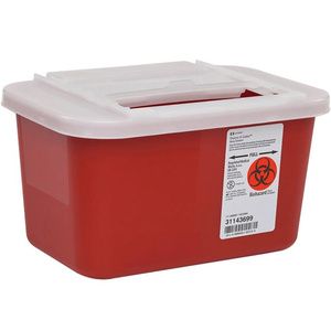 Covidien Kendall Multi-Purpose Sharps Container With Sliding Lid