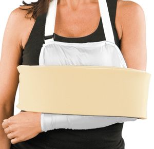 AT Surgical Cradle Arm Sling Shoulder Immobilizer With Foam Swathe