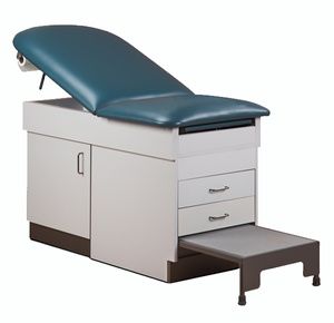 Clinton Space Saver Cabinet Style Treatment Table with Step Stool