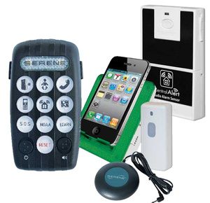 Serene Innovations CentralAlert CA-380 Wearable Notification System With Audio Sensor