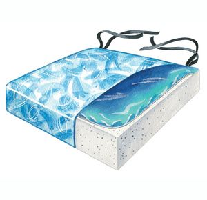 Skil-Care Sittin Pretty Bimini Blue Gel-Foam Cushion