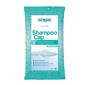 Sage Comfort Rinse-Free Shampoo Cap