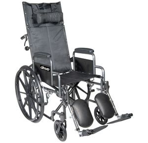 Drive Silver Sport Full Reclining Wheelchair