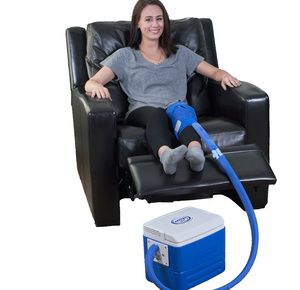 Polar Active Ice 3.0 Knee Cold Therapy System with 9 Quart Cooler