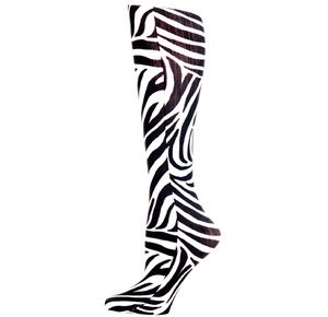 Complete Medical Zebra Knee High Compression Socks