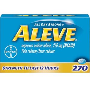 Aleve Pain Relief Naproxen Sodium Tablet