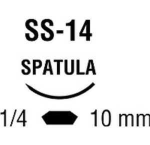 Medtronic Inverted Premium Spatula Suture with Needle SS-14
