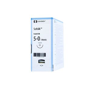 Medtronic Sofsilk Taper Point Suture with Needle CV-23