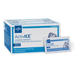 Medline ActivICE Topical Pain Reliever Dispenser Box