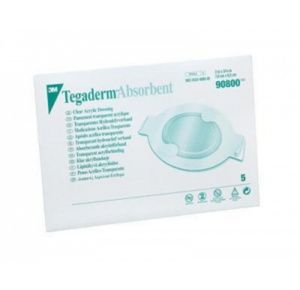 3M Tegaderm Absorbent Clear Acrylic Rectangle Dressing