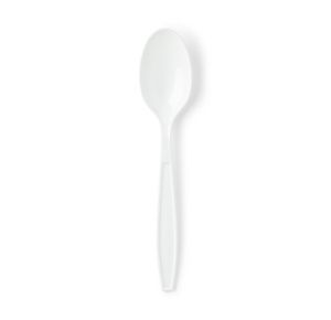 Medline Polystyrene Disposable Plastic Spoon