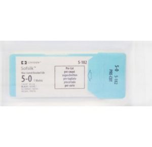 Medtronic Sofsilk Pre-Cut 12x18 Inch Suture with No Needle