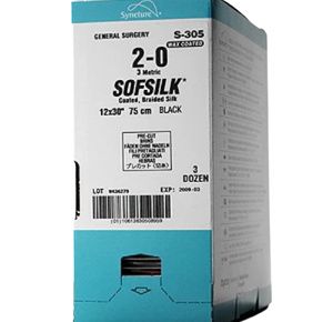 Medtronic Sofsilk Reverse Cutting Suture with Needle HE-3