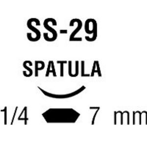 Medtronic Inverted Premium Spatula Suture with Needle SS-29
