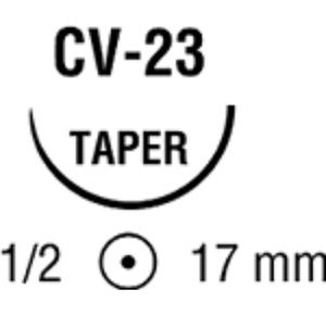Medtronic Taper Point Suture with Needle CV-23