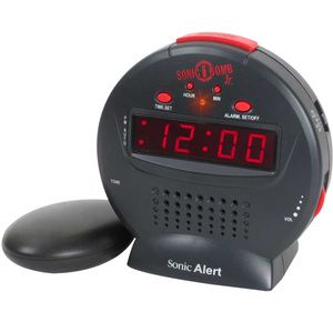 Sonic Bomb Jr Alarm Clock with Bed Shaker