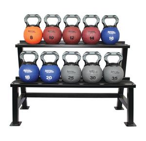 Aeromat Kettlebell Medicine Ball Rack Two Layer