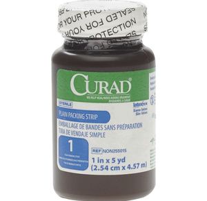 Medline Curad Sterile Plain Packing Strips