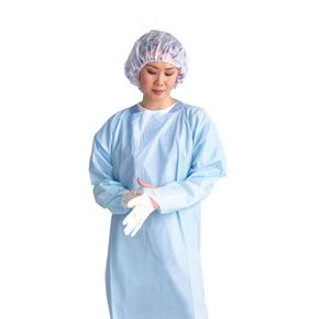 Medline Standard Polyethylene Thumb Loop Isolation Gowns