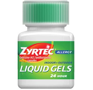 Zyrtec Allergy Liquid Gels