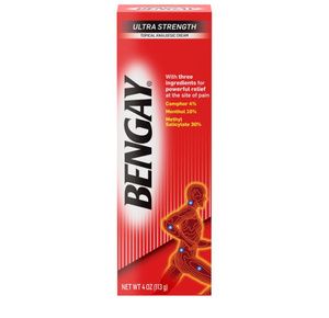 Bengay Ultra Strength Topical Analgesic Pain Relieving Cream