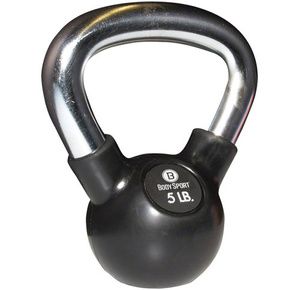 Body Sport Rubber Chrome Kettlebells