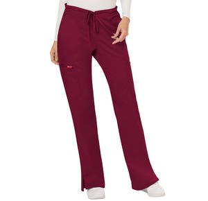 Cherokee Workwear Revolution Mid Rise Moderate Flare Drawstring Pant