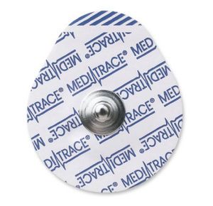 Cardinal ECG Monitoring Electrode Foam Backing Non-Radiolucent Snap Connector
