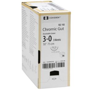 Medtronic Taper Point Chromic Gut Suture with GS-21 Needle