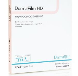 DermaRite DermaFilm Hydrocolloid Wound Dressing