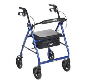 Drive Aluminum Rollator with Fold Up and Removable Back Support