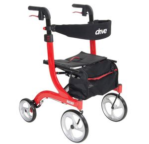 Drive Nitro Euro-Style Aluminum Four Wheel Rollator