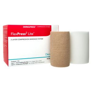 DermaRite FlexPress2 Lite Two Layer Compression Bandage System