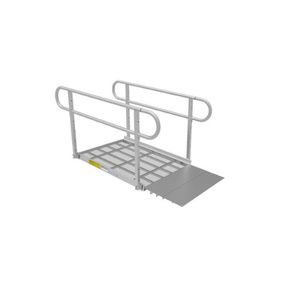 EZ-ACCESS PATHWAY 3G Solo Ramp Kit with Two-Line Handrail