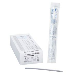 Buy Cure Female Intermittent Catheter Without Connector - 6 Inches - 14FR - Straight Tip