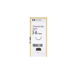 Medtronic Taper Point Chromic Gut Suture with V-26 Needle