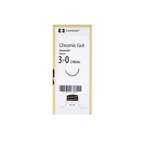 Medtronic Taper Point Chromic Gut Suture with CV-24 Needle