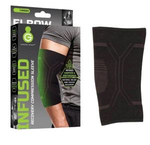 Green Drop Elbow Support Compression Sleeve