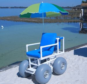 Healthline Medical All Terrain Beach Wheelchair
