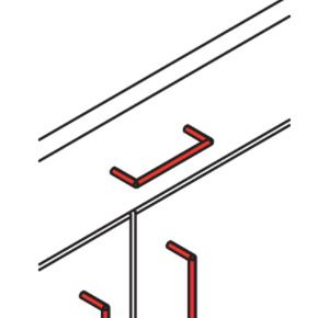 Hausmann Satin Wire Pull in Lieu of Black