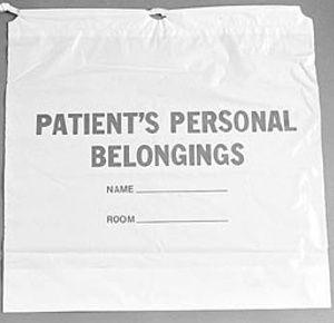 Adi Patient Personal Belongings Bags