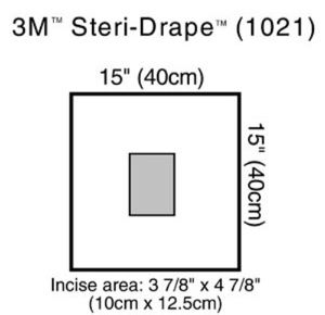 3M  Steri-Drape Ophthalmic Surgical Drapes With Incise Film