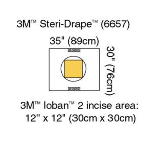 3M Steri Drape Cesarean-Section Pouch with Loban