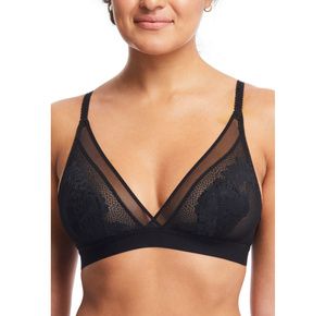 QT Intimates Lace & Mesh Bralette