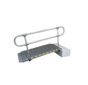 Roll-A-Ramp Removable Aluminum Loop End Handrails