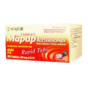 Major Pharmaceuticals Mapap Children's Pain Relief Tablet