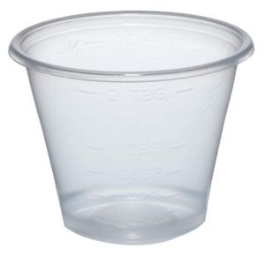 Medegen Graduated Plastic Medicine Cup